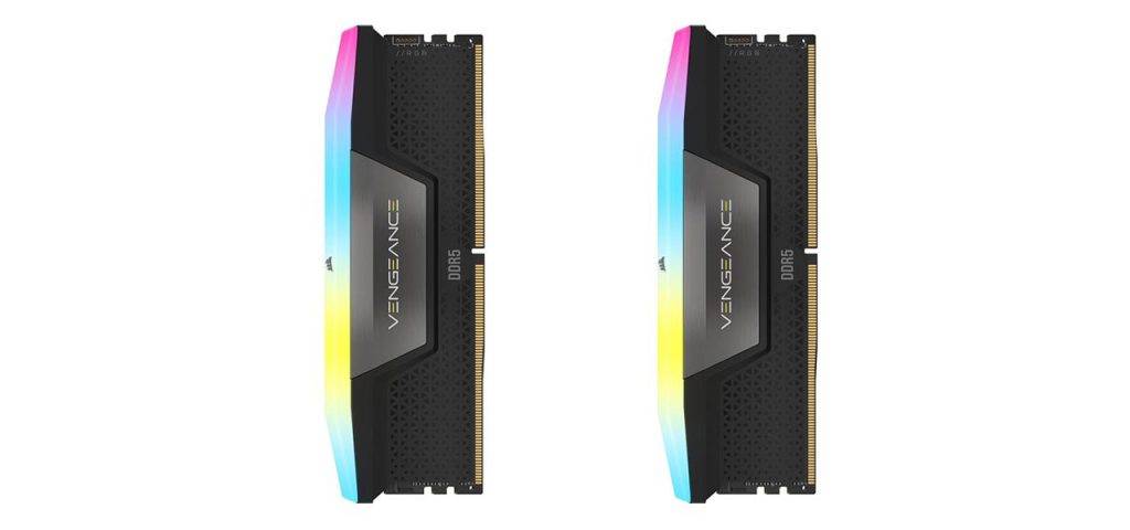 حافظه رم دسکتاپ کورسیر مدل CORSAIR Vengeance RGB 32GB DDR5 5200Mhz Dual