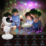 فروش رقص نور لیزری مدل کهکشانی طرح فضانورد مدل اسپیکر دار در فروشگاه نورس کالا